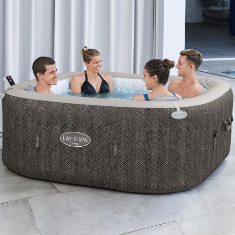 Lay-Z-Spa Cabo HydroJet 6 Brown Rattan