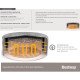 Lay-Z-Spa Cabo HydroJet 6 Brown Rattan